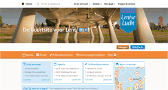 Desktop Screenshot of lentselucht.nl